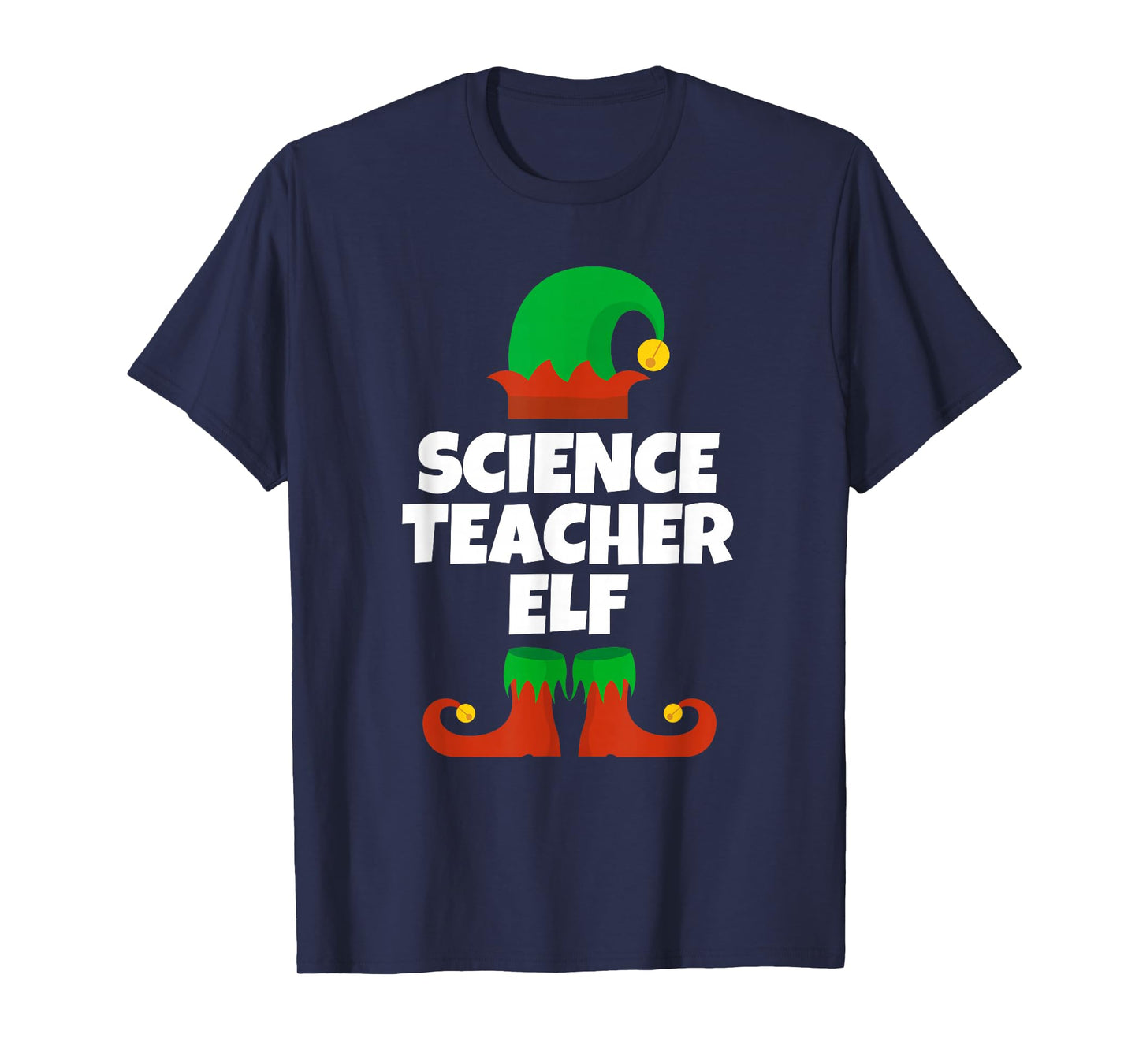Christmas I'm The Science Teacher Elf Matching Xmas Pajama T-Shirt