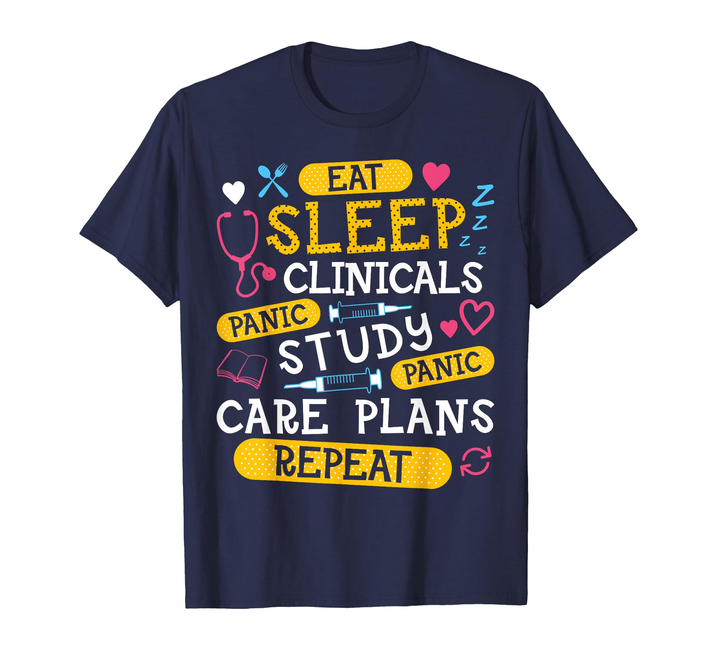 Clinicals Nurse Funny RN Nursing School Women CNA LPN Nurses T-Shirt