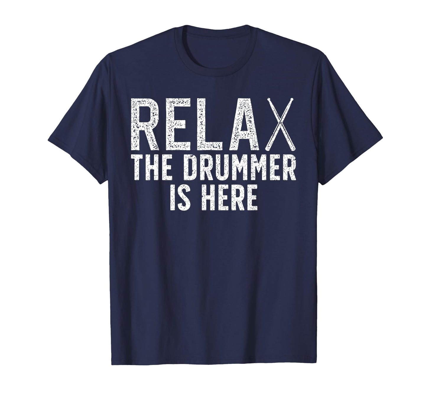 Funny Drummer Design For Men Women Drum Player Music Lover T-Shirt