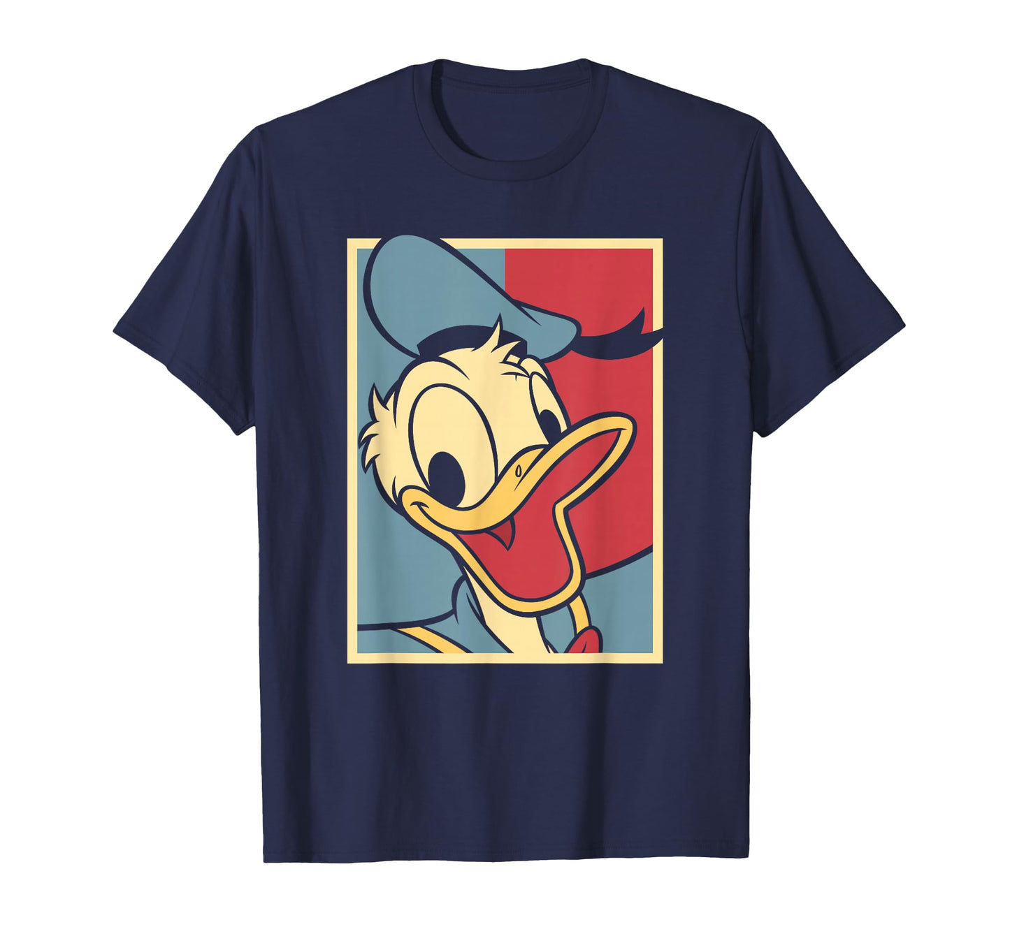 Disney Mickey Classic Donald Duck Big Face 4th of July T-Shirt