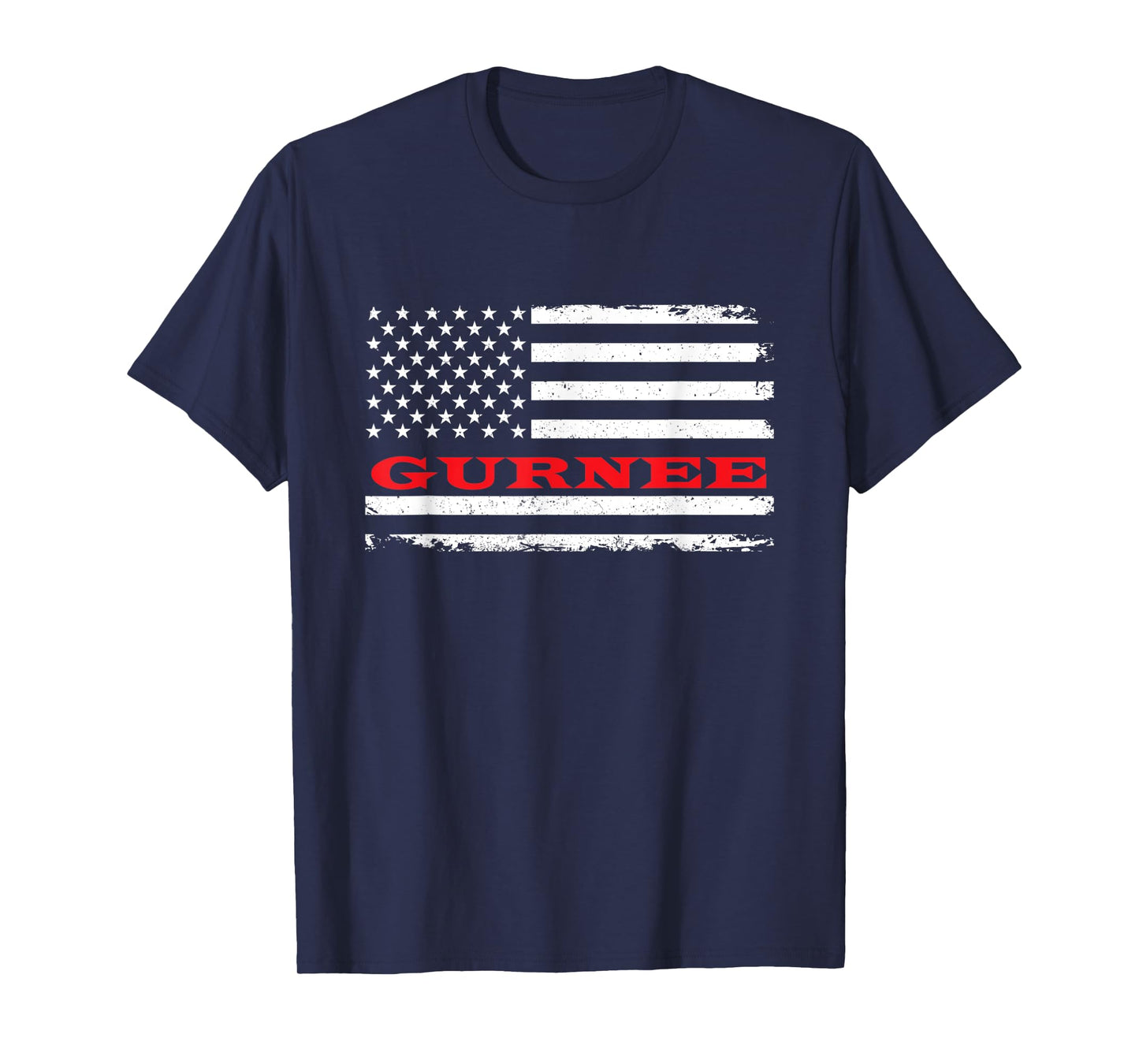 Illinois American Flag Gurnee USA Patriotic Souvenir T-Shirt