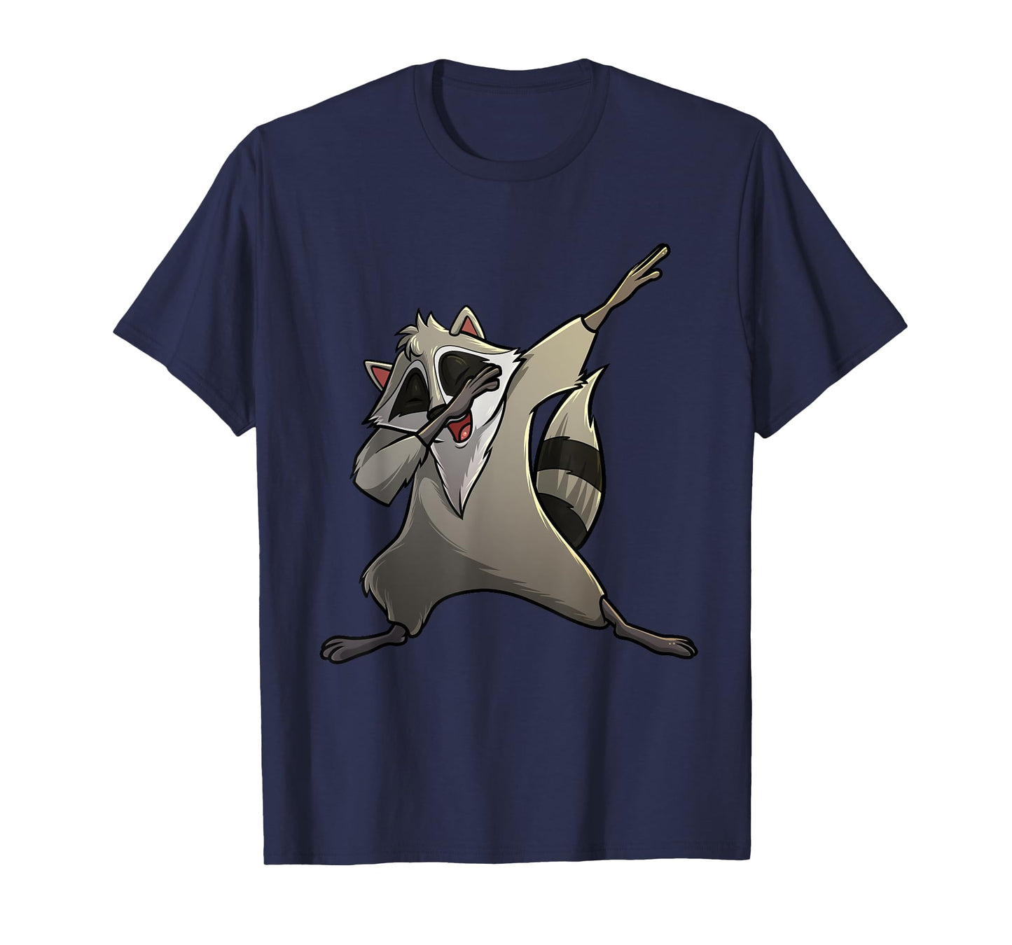 Funny Raccoon Gift For Kids Men Women Cool Dabbing Animal T-Shirt