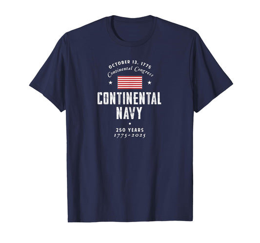 Continental Navy 1775 250 Years T-Shirt