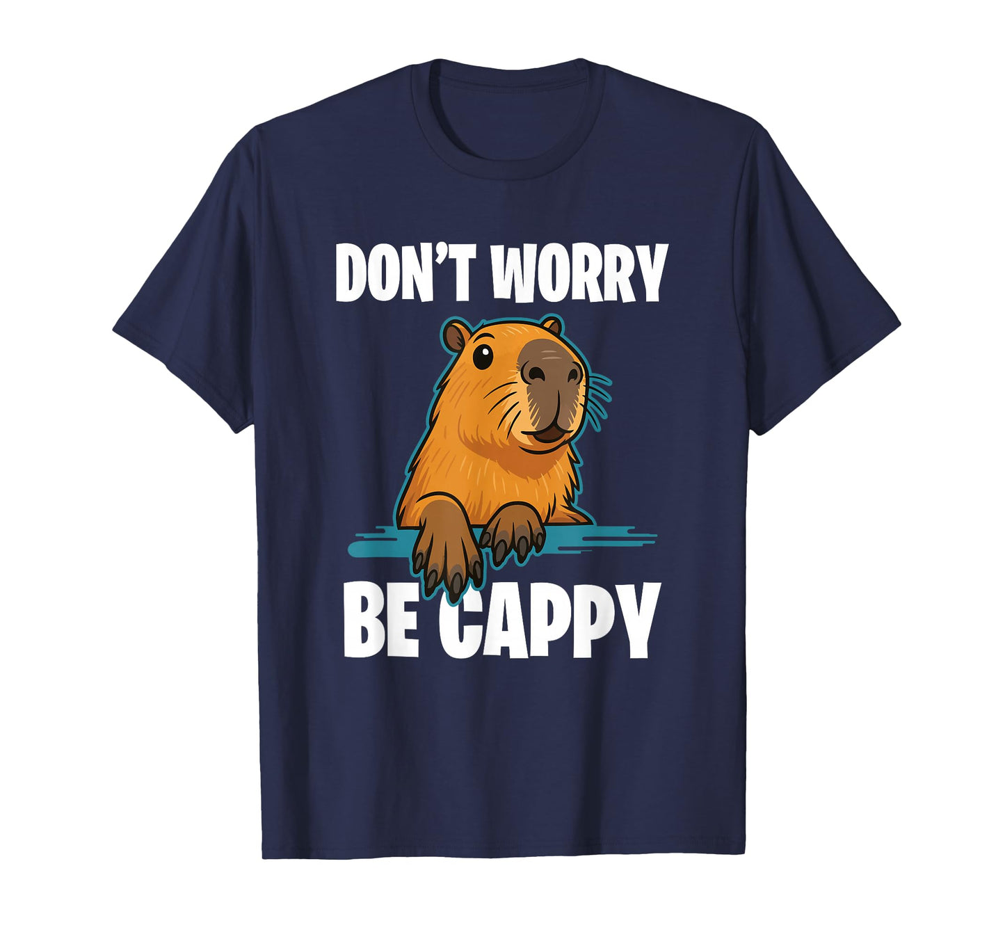 Novelty Graphic Men Women Kids Funny Capybara T-Shirt