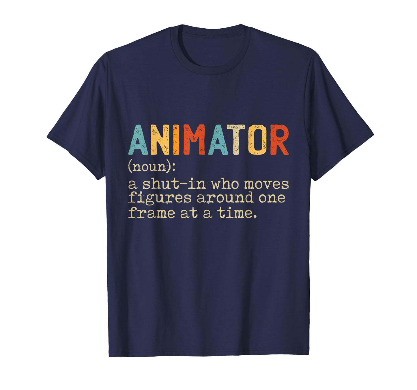 Animation Graphic Artist Gifts & Apparel Unisex Adult Black T-Shirt