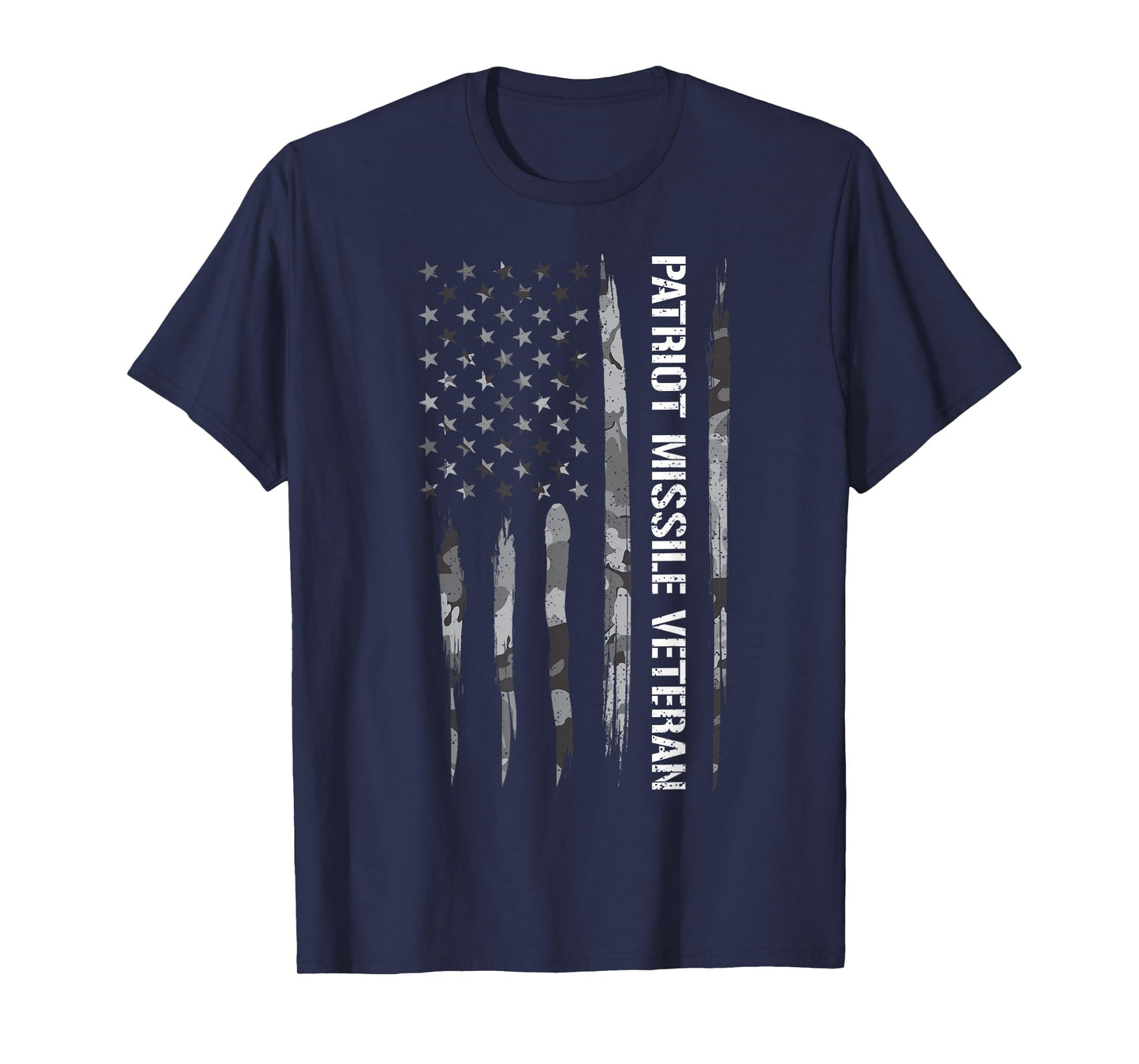 Veteran: Patriot Missile Veteran - American Flag T-Shirt
