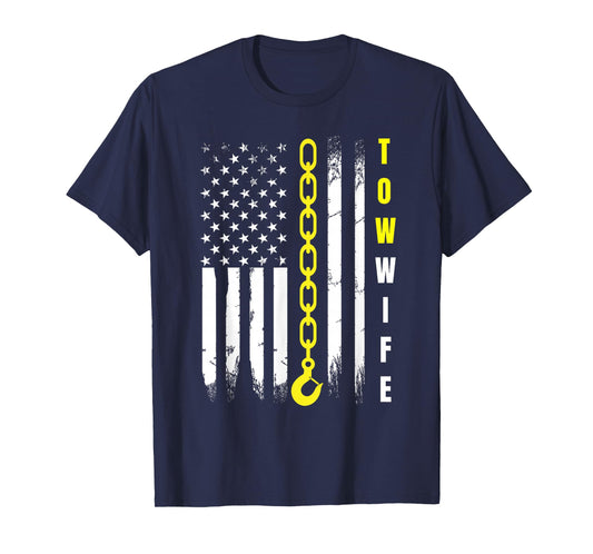 Tow Truck Driver Wife Girlfriend Tow Operator Wrecker T-Shirt