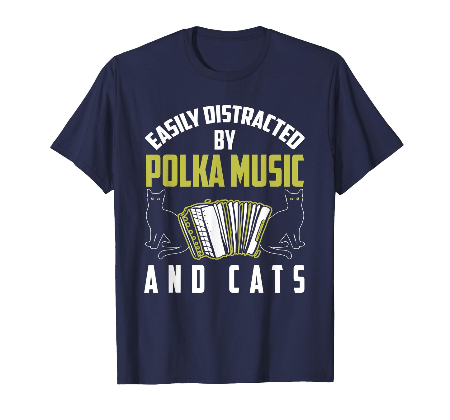 Polka Shirt Funny Cat Lover Polka Music Polka Lover Gift T-Shirt for Men Women Kids