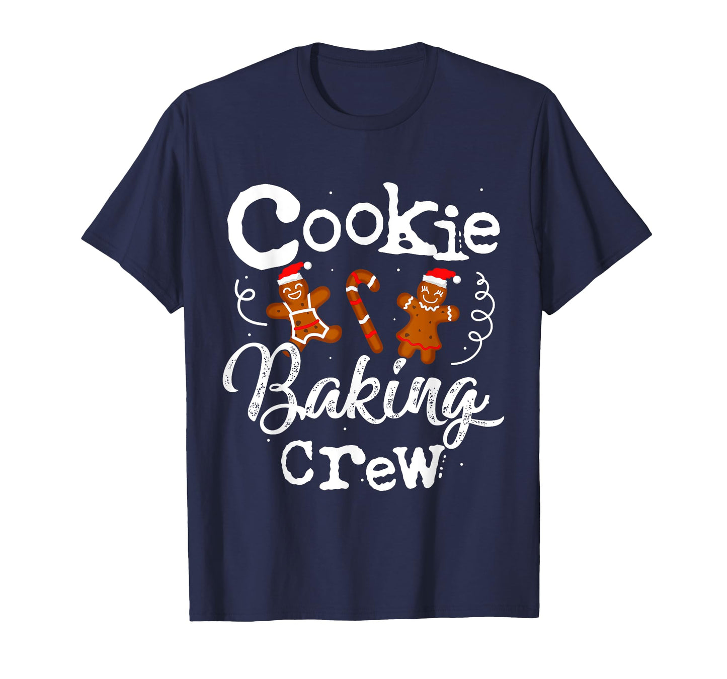 Cookie Baking Crew Baker Bake Kids Women Christmas Baking T-Shirt