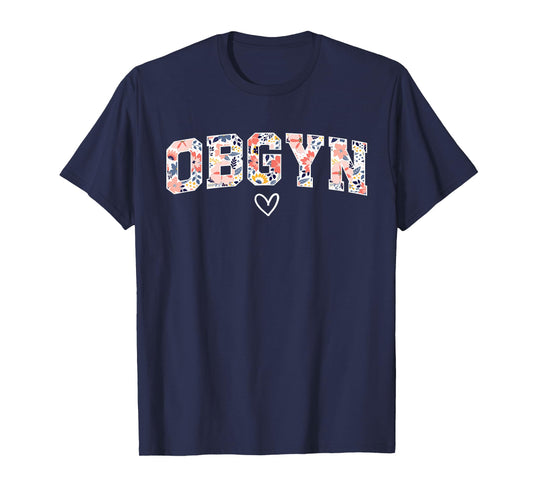 Cute OBGYN Obstetrics And Gynecology Unisex-Adults Black Small Classic Crew Neck T-Shirt