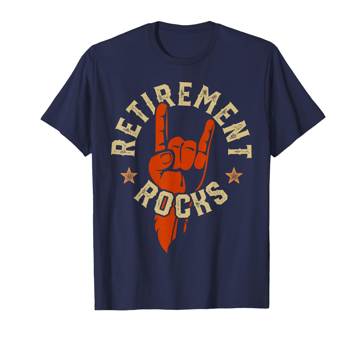 Retirement Rocks Rock n Roll Music T-Shirt