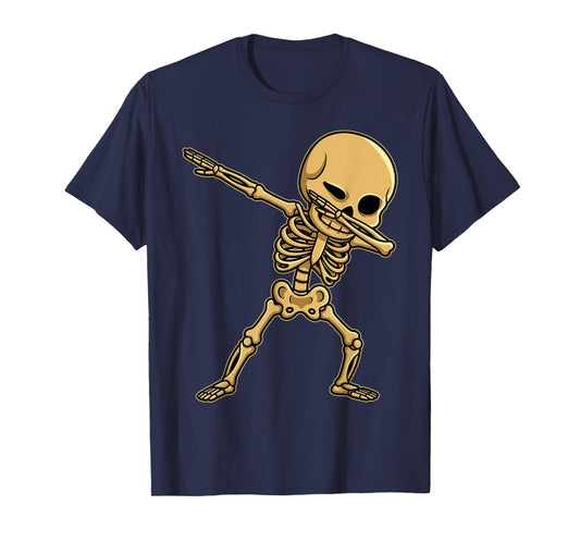 Dabbing Skeleton Dab Dancing Skeleton Halloween T-Shirt