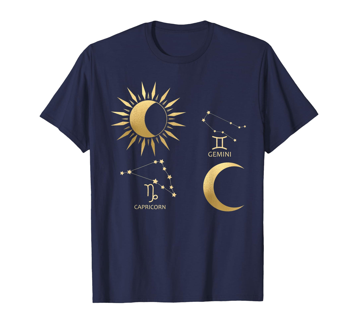 Capricorn Sun-Gemini Moon Zodiac T-Shirt
