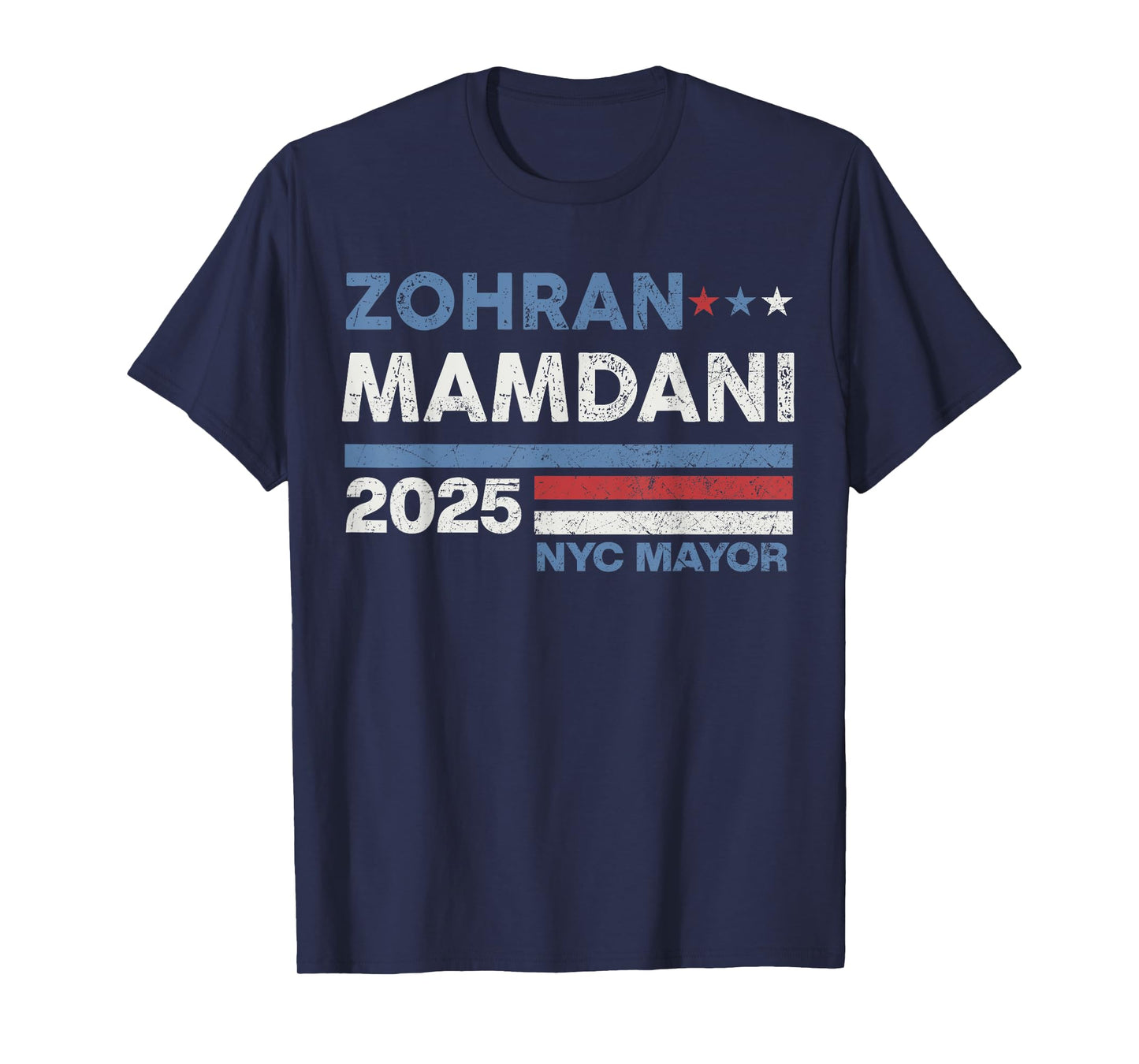 Zohran Mamdani Mayor NYC New York City US Flag Men Women T-Shirt