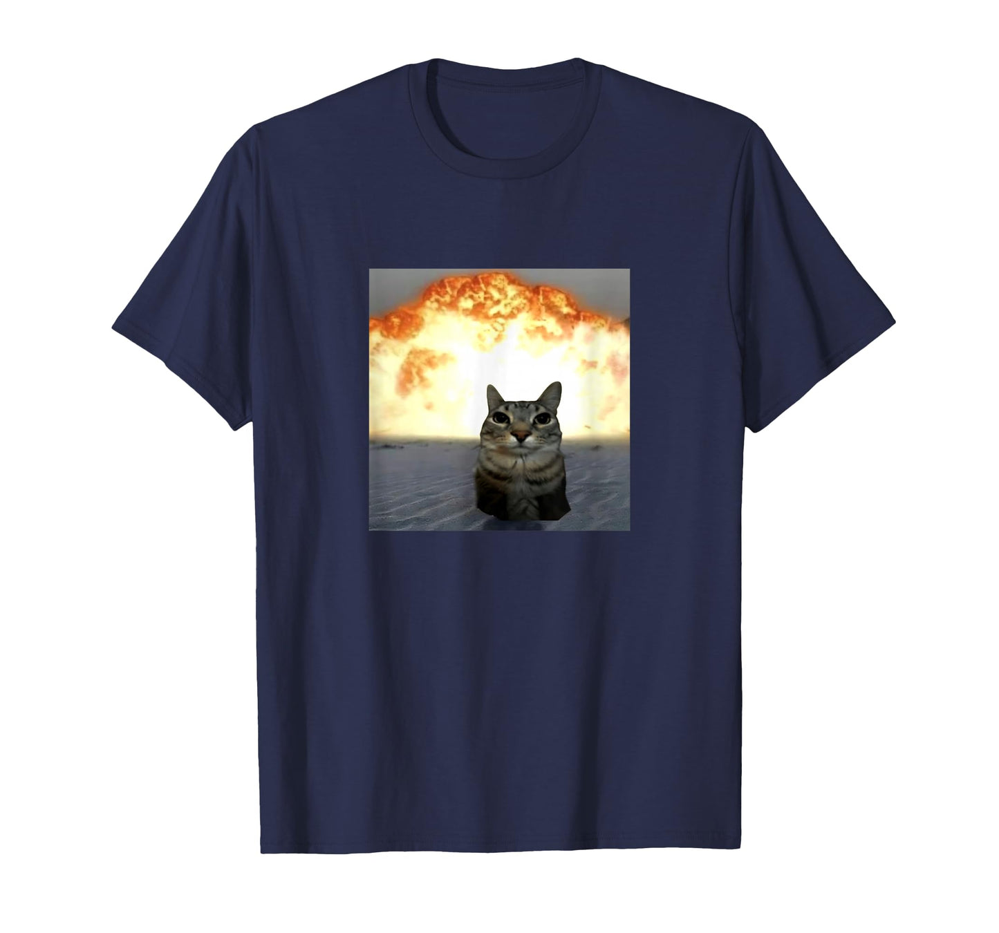 Goofy Cat Explosion T-Shirt