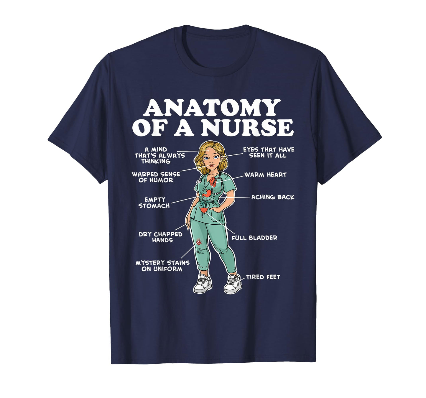Anatomy of a Nurse T-Shirt