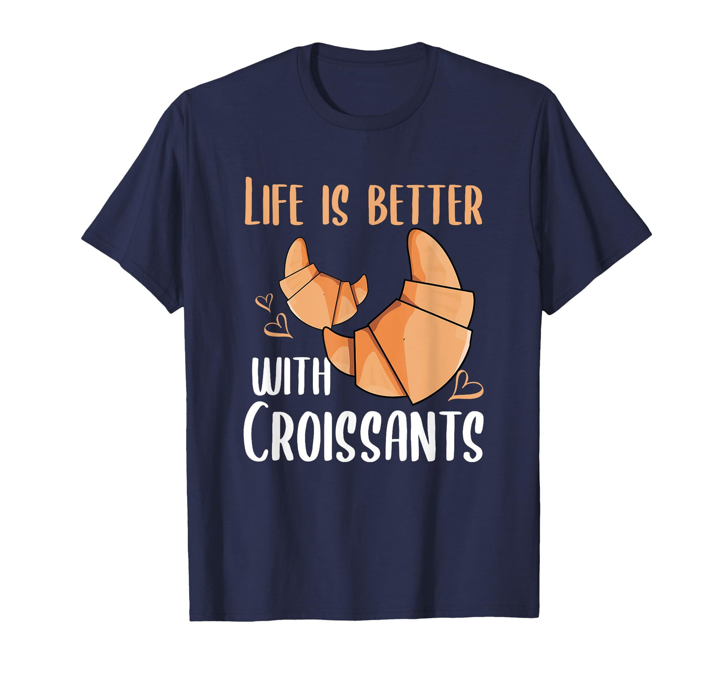 Croissant Lover Morning Breakfast Hobby Baking Funny Baker T-Shirt
