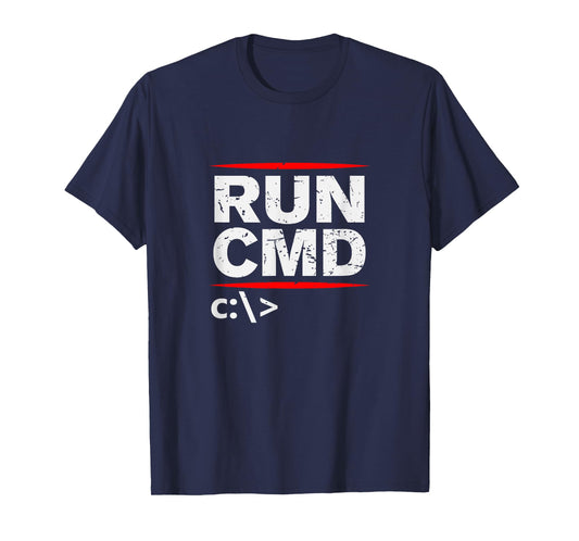 Admins Programmers Run CMD Gift T-Shirt