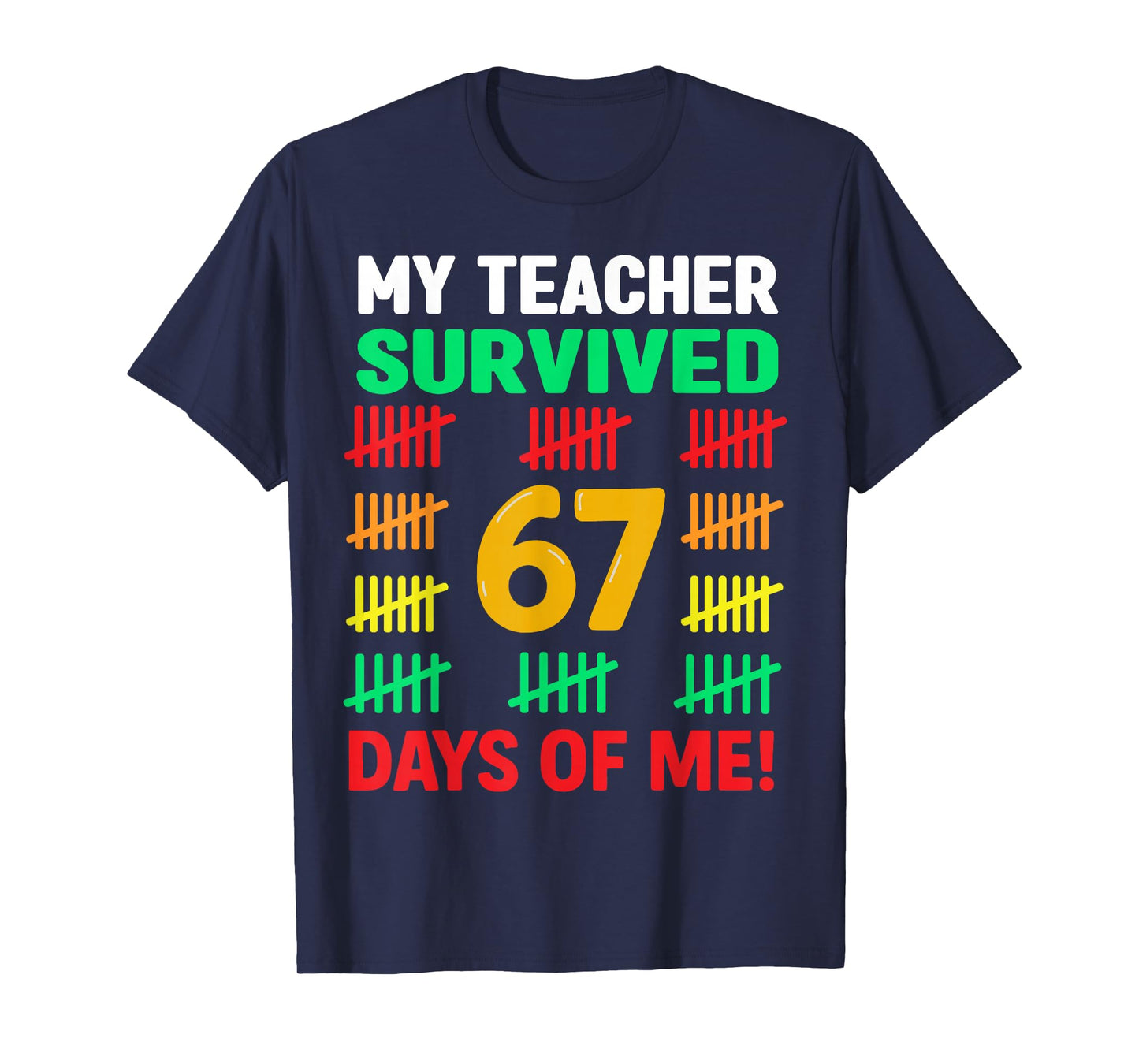 67 Days of School Kids 67 Shirt Boys 6 7 Shirt Boys 6-7 Meme T-Shirt