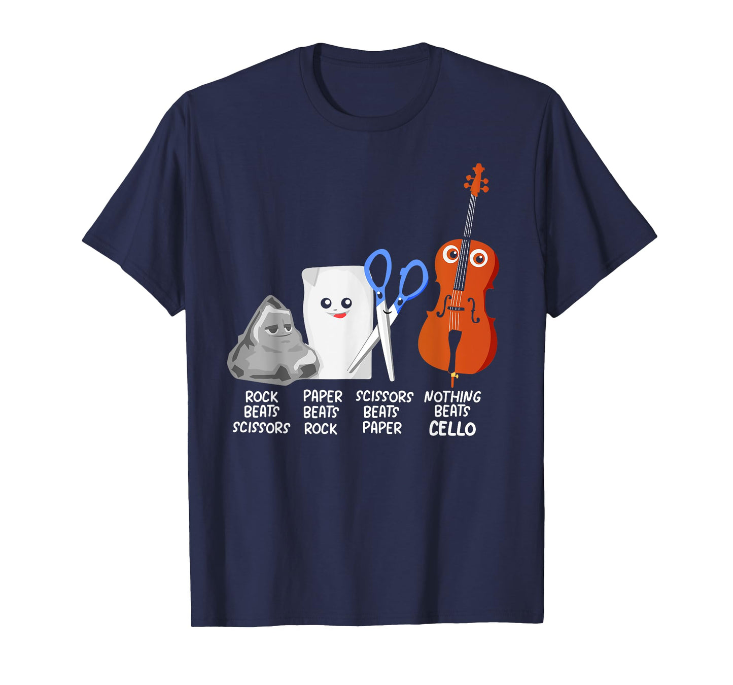 Nothing Beats Cello Quote Shirt Funny Cellist Gift Kids T-Shirt
