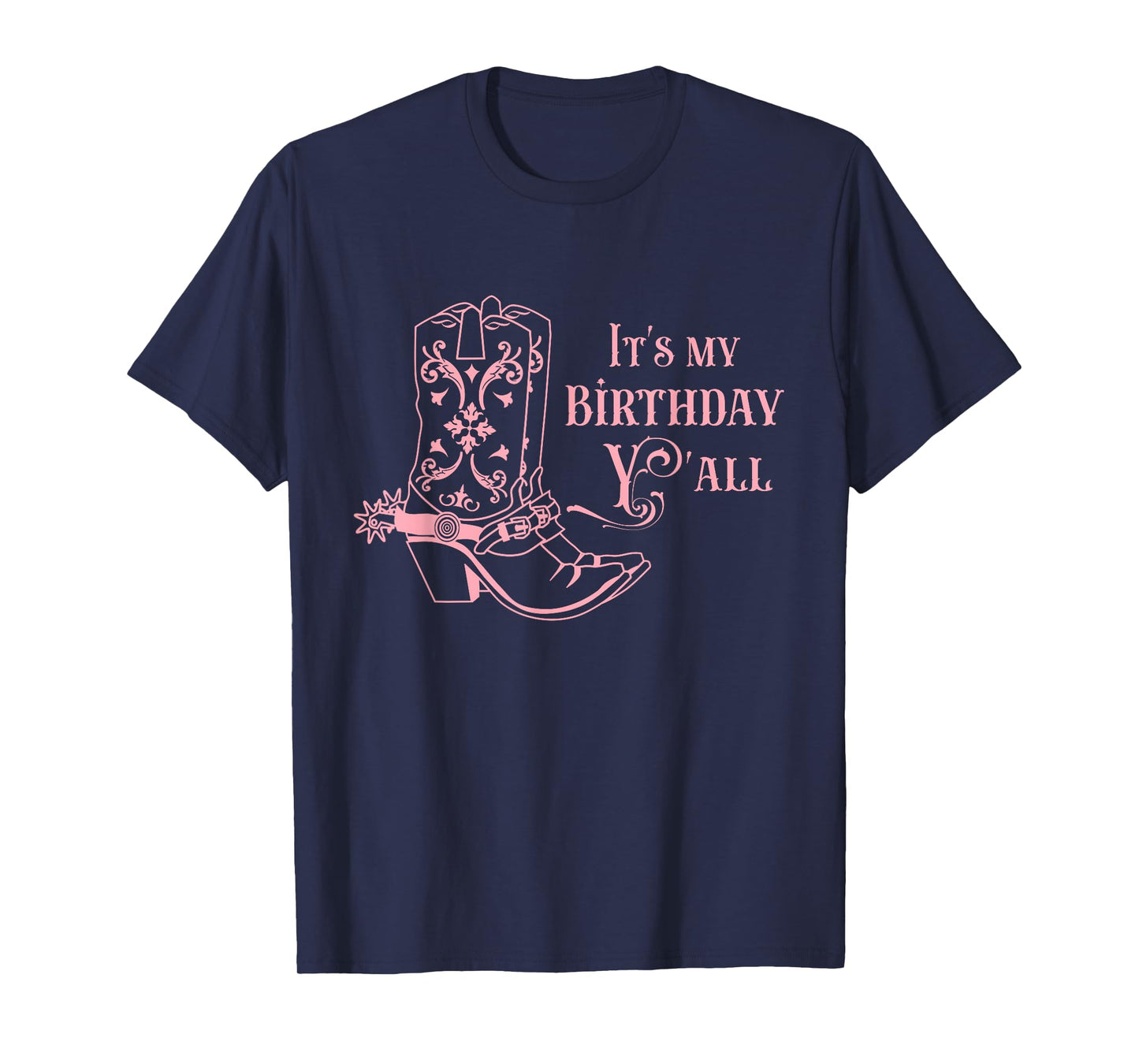Cowgirl Birthday Y'all Country Western Bday Girl T-Shirt