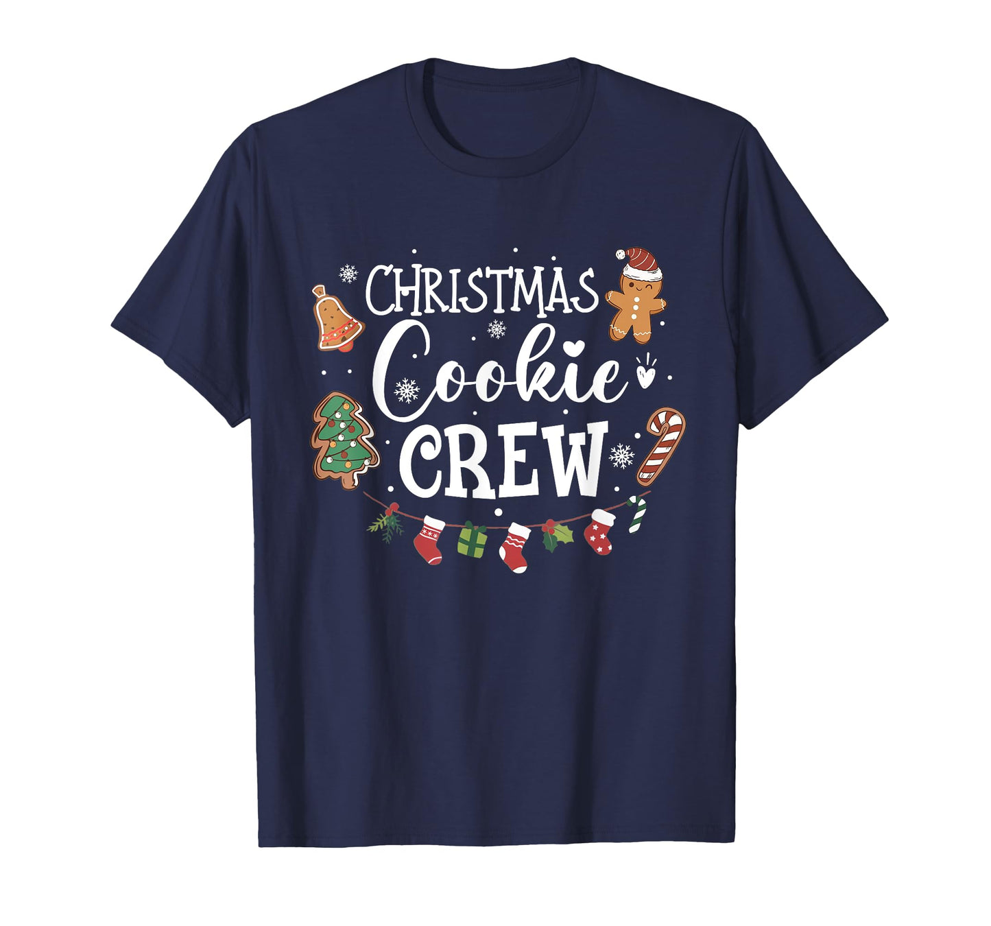 Christmas Cookie Baking Crew Family Baking Team Christmas T-Shirt