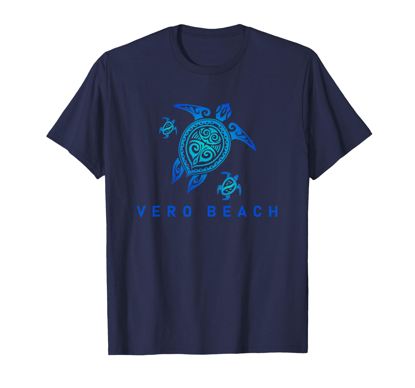 Vero Beach Florida T-Shirt Sea Blue Tribal Turtle T-Shirt
