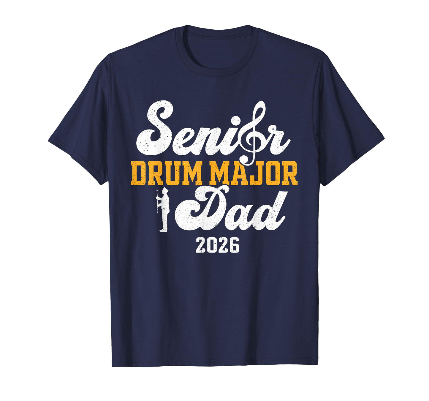 Senior Drum Major Dad 2026 Graduation Matching Family T-Shirt