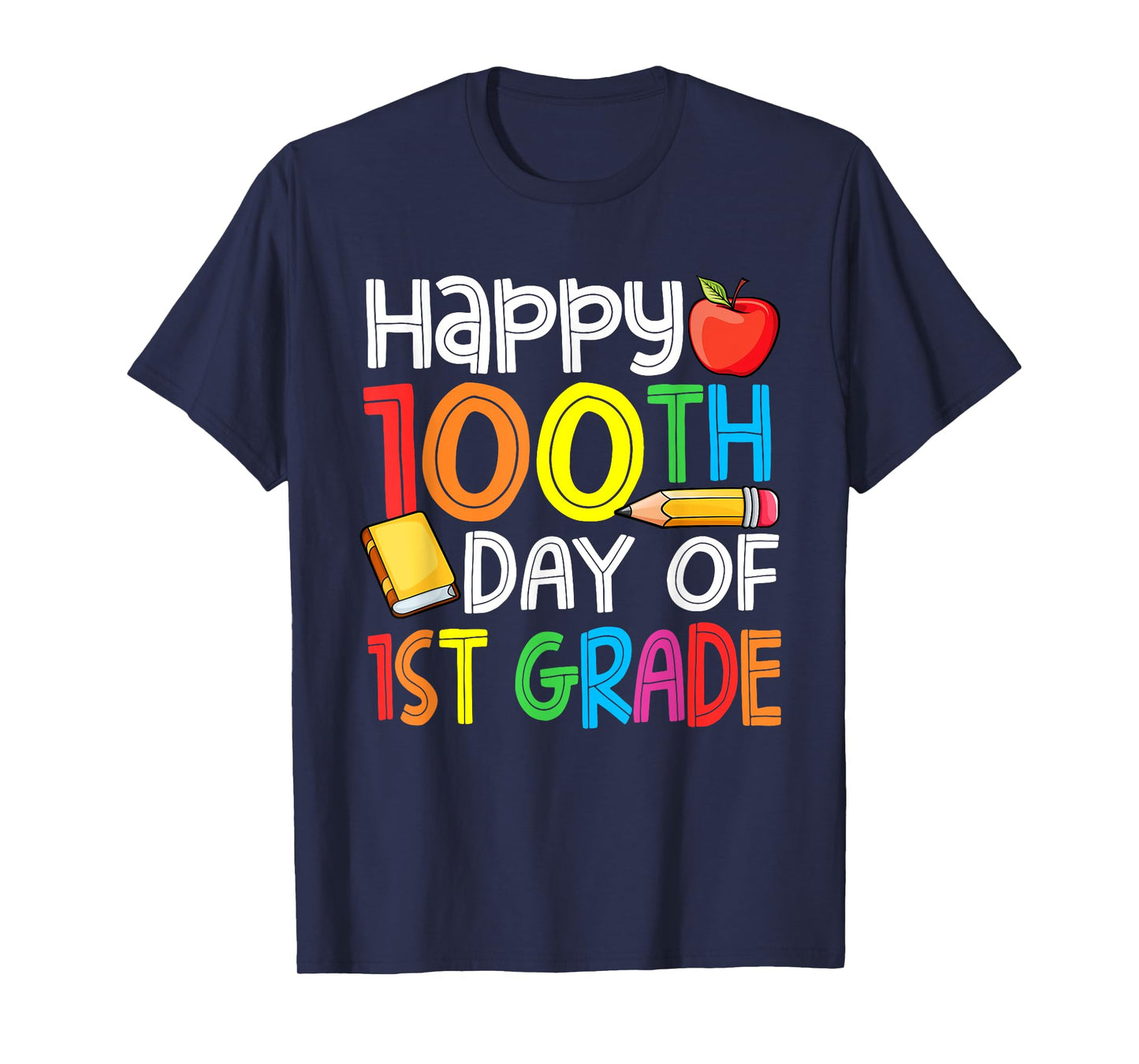 100 Days Smarter First Grade 100th Day Of School 1st Grade T-Shirt