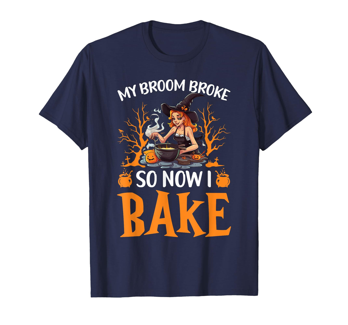 Baking Halloween Trick Or Treat Baker Cupcake Bakery T-Shirt