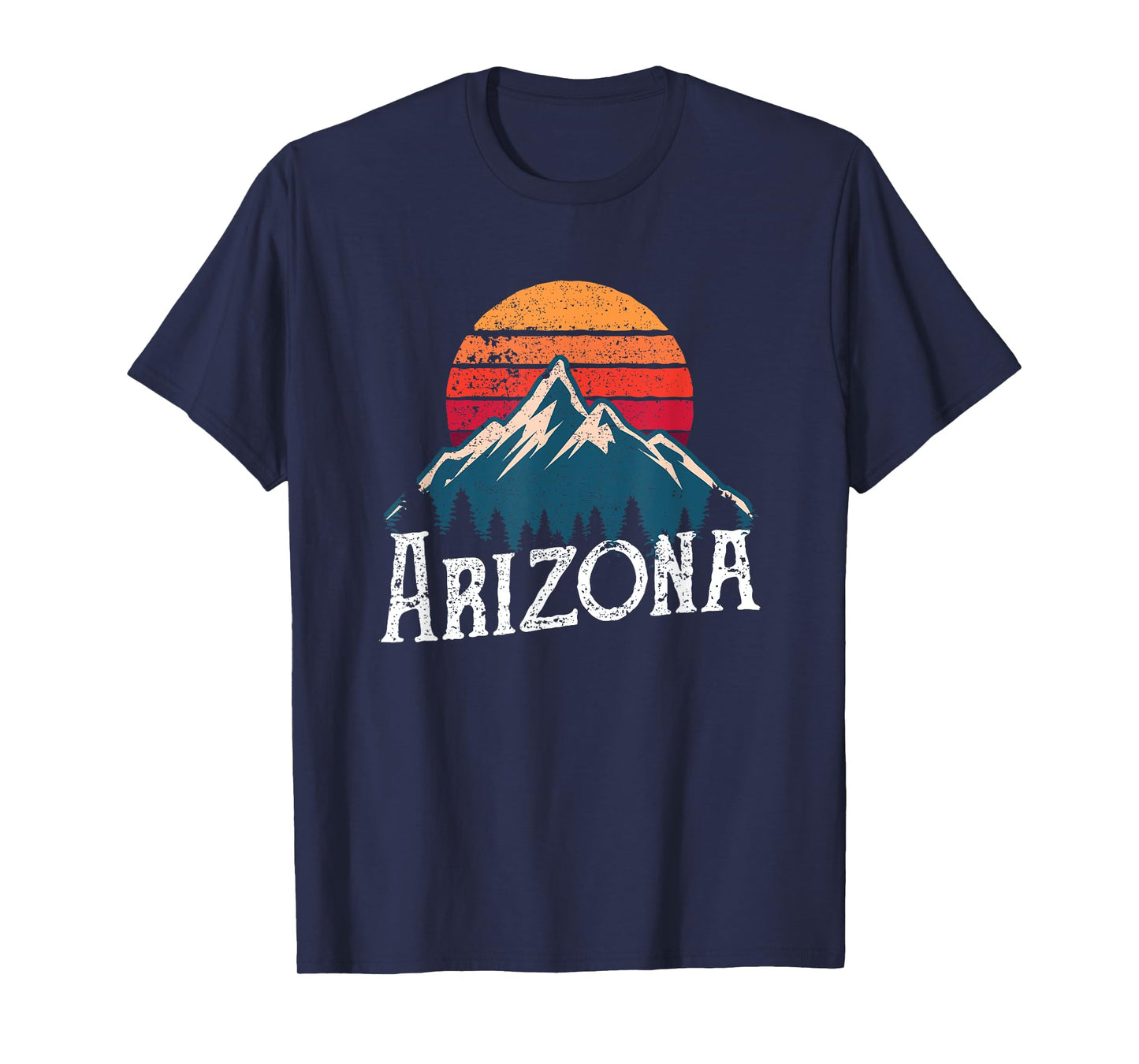 Vintage Retro AZ, Arizona Mountains Outdoor Wildness T-Shirt T-Shirt
