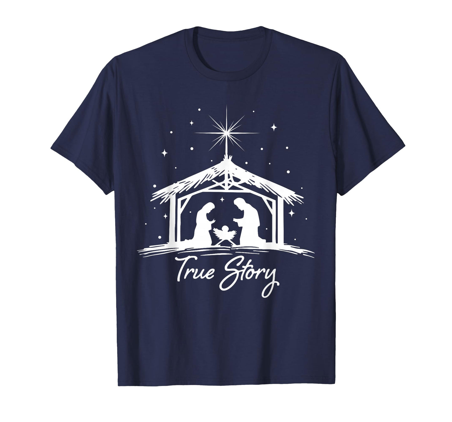 True Story of Jesus Birth Christmas Nativity Christmas T-Shirt