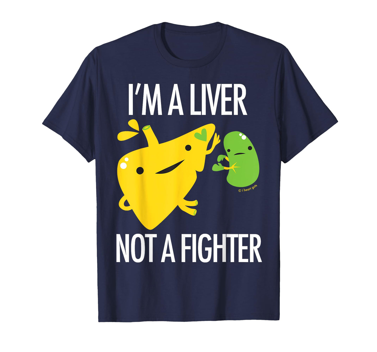 Cute Liver - Funny Cirrhosis Hepatitis Disease Support Humor T-Shirt