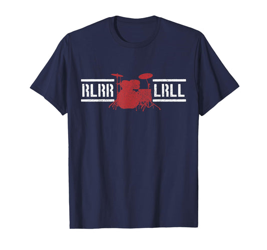 Drums RLRR LRLL Drummer Gift T-Shirt