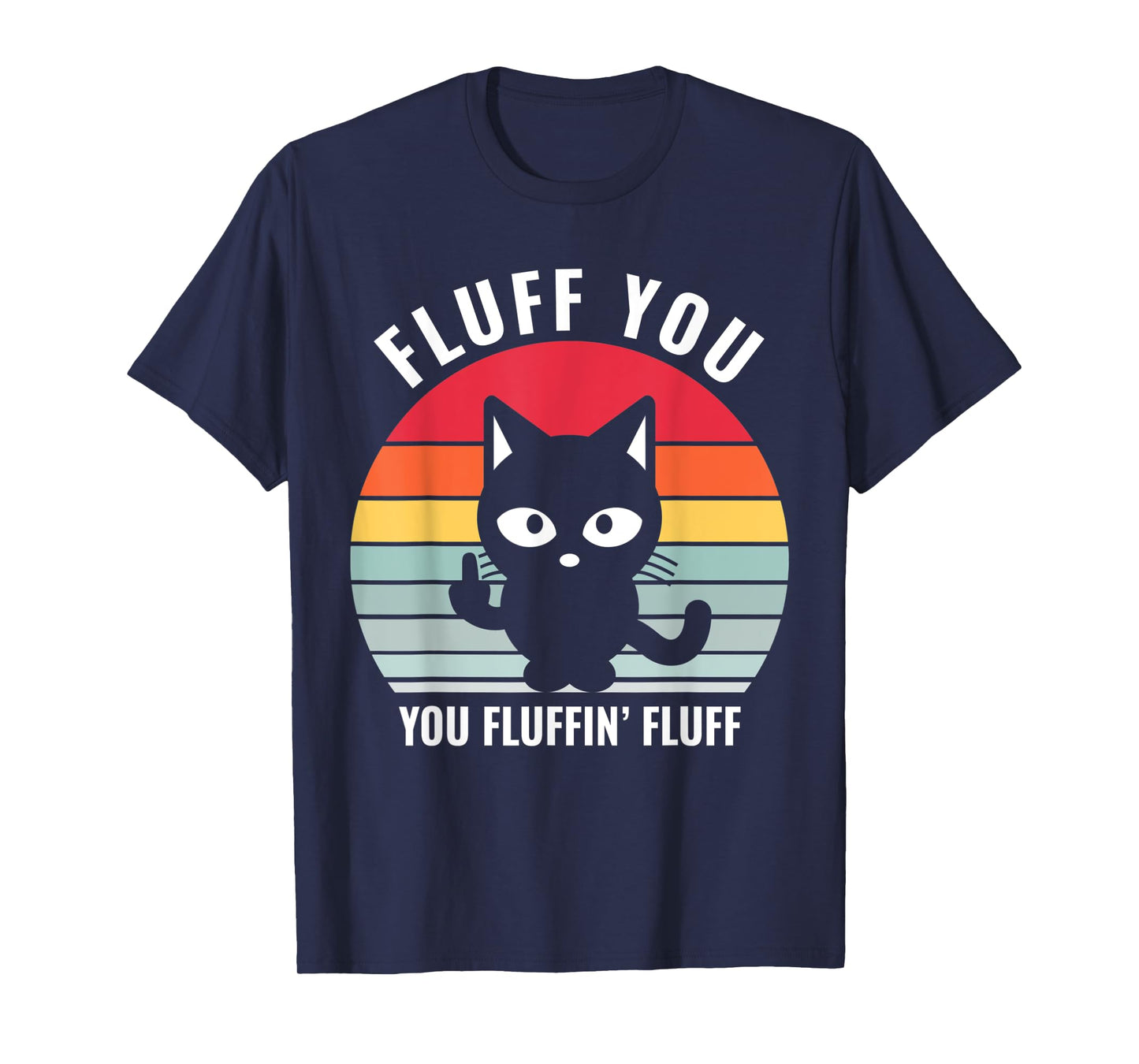Mean Kitty Cat Middle Finger T-Shirt