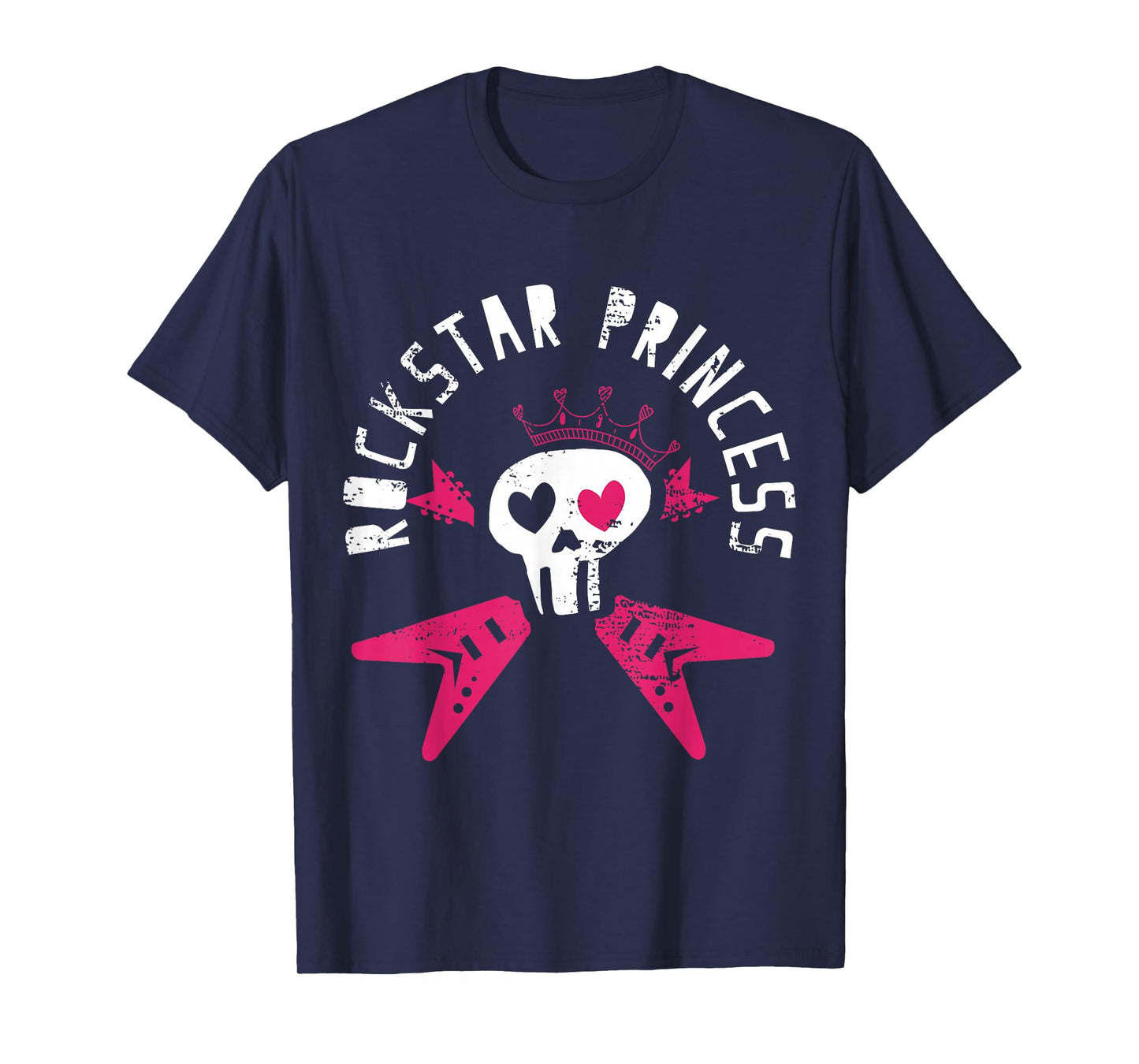 Rockstar Princess Rocker Rock and Roll T-Shirt