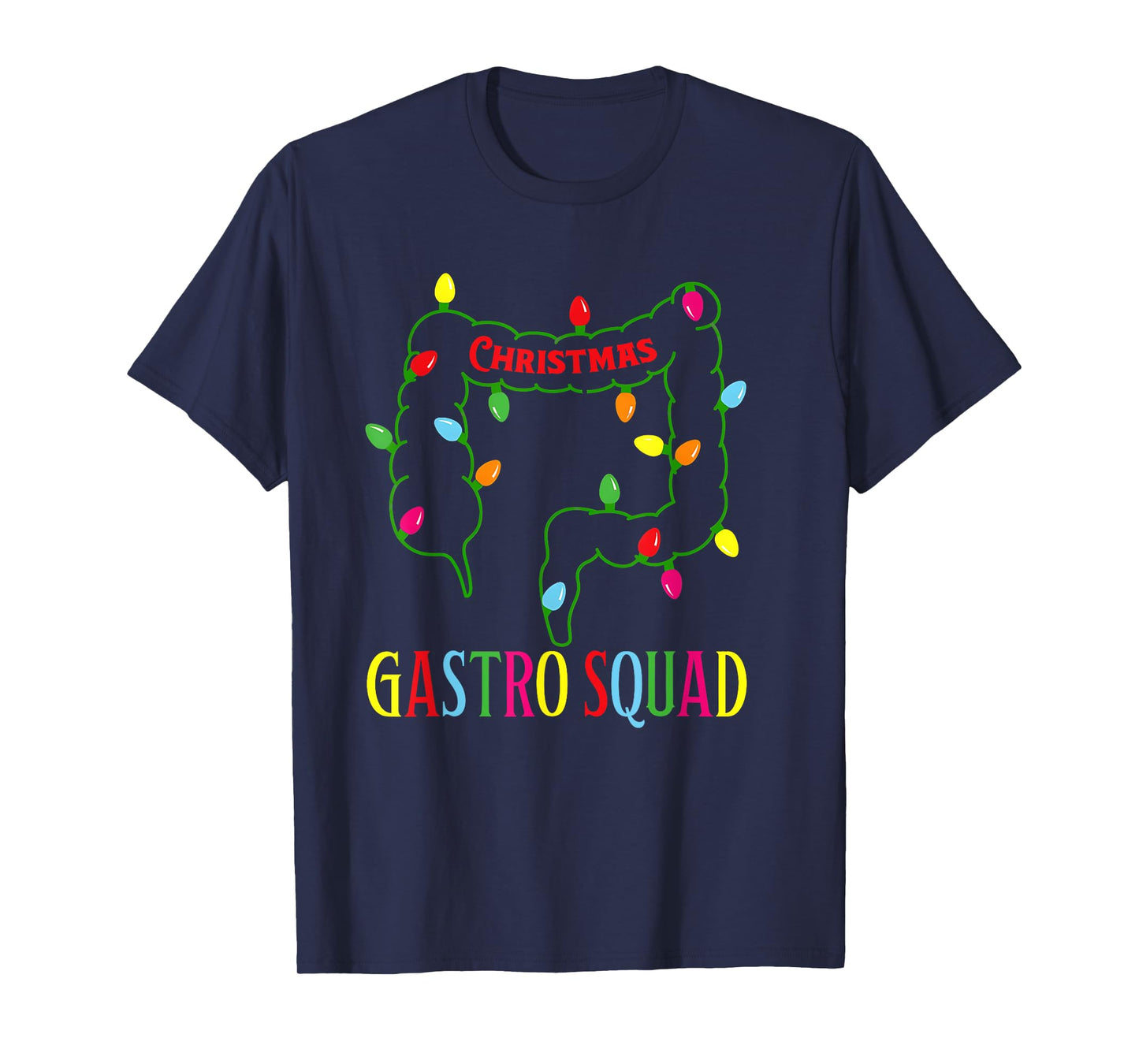 Christmas Gastro Nurse Squad Gastroenterology Doctor Vintage T-Shirt