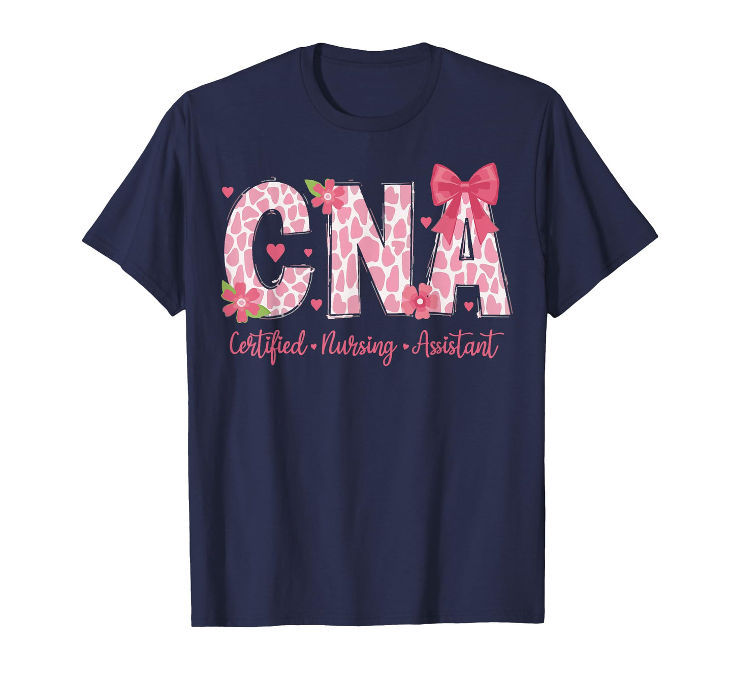 CNA Week Nursing Stethoscope Coquette Bow Certified Nurse T-Shirt