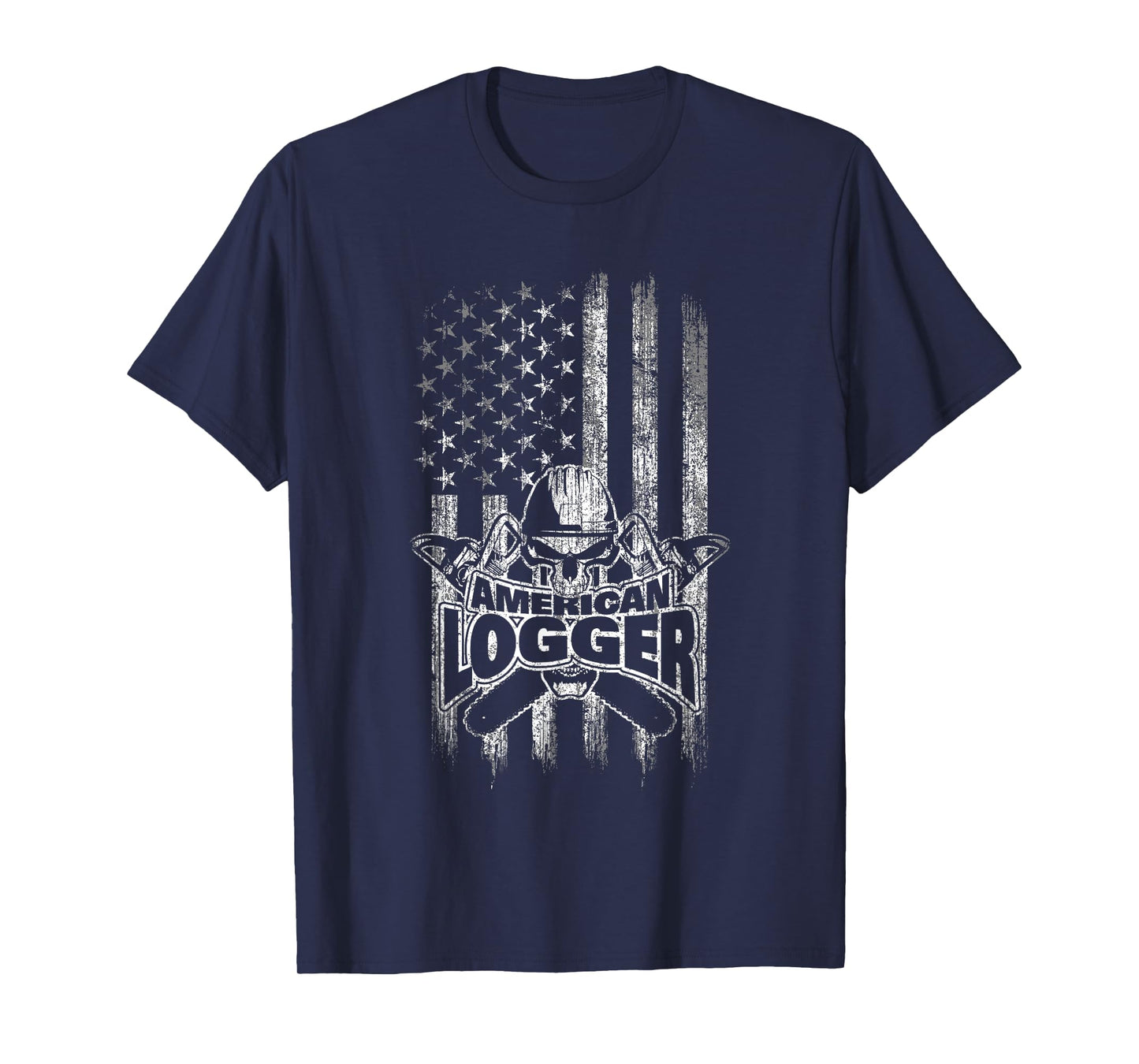 Logger T-Shirt American Flag T-Shirt