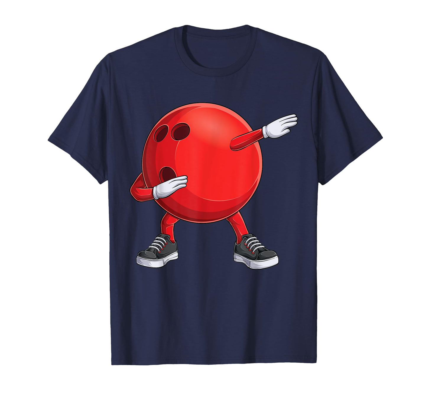 Funny Dab Bowling Ball Bowler Bowling Player Kids Boys Men T-Shirt
