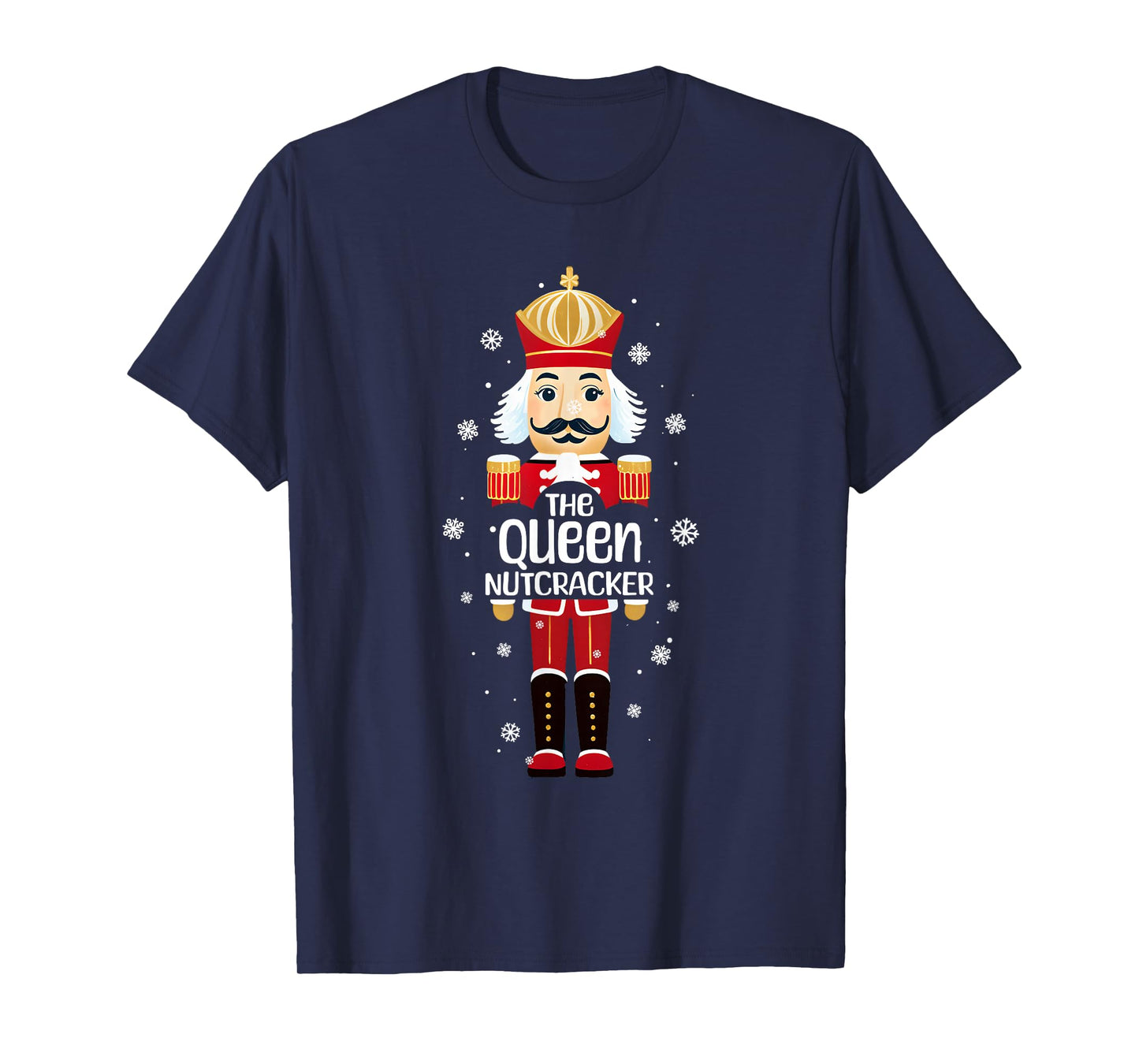 Cool Queen Nutcracker Funny Christmas Family Matching Pajama T-Shirt