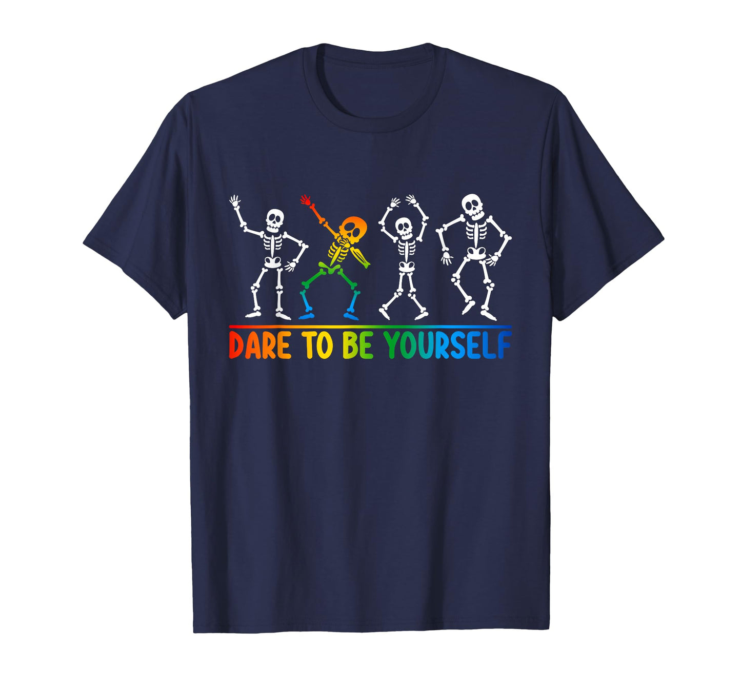 Dare to Be Yourself Cute Dabbing LGBTQ Pride T-Shirt