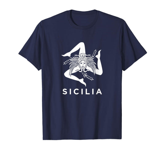 Sicilian Pride - Sicilia - Sicilian Flag Trinacria TShirt T-Shirt