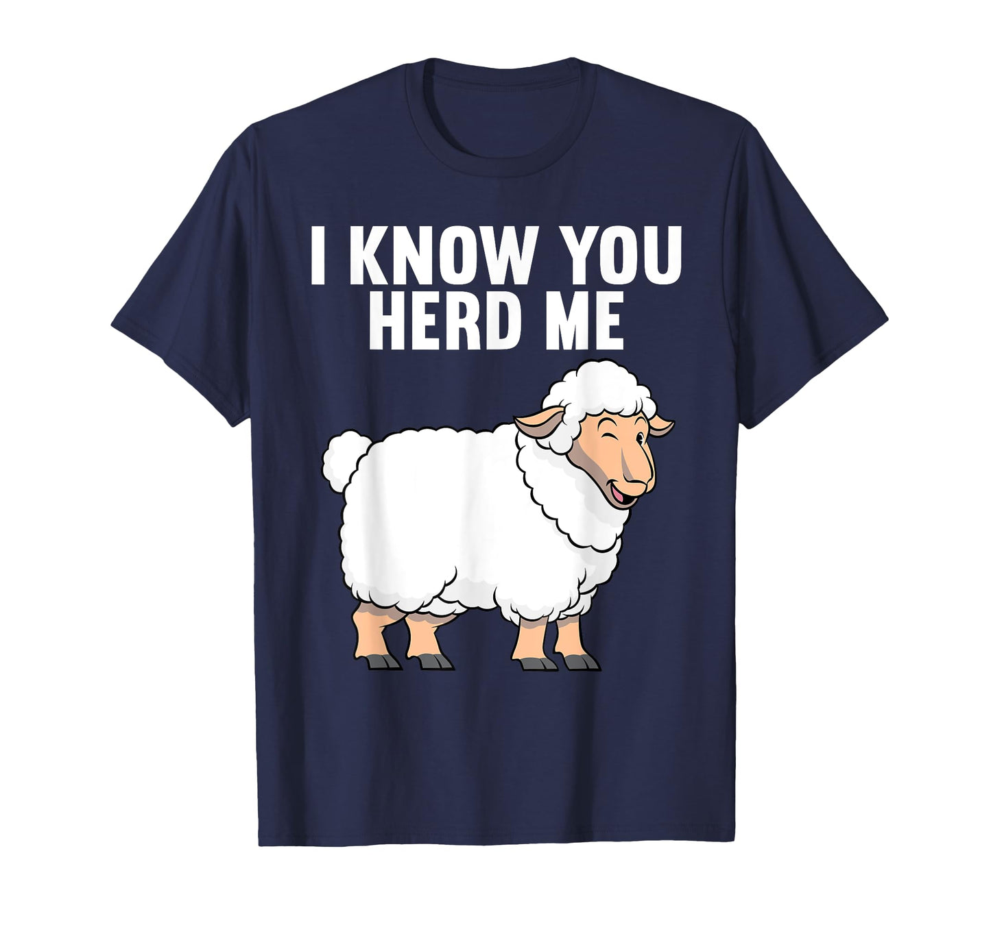Cute Sheep Design For Men Women Sheep Farm Animal Farmer T-Shirt