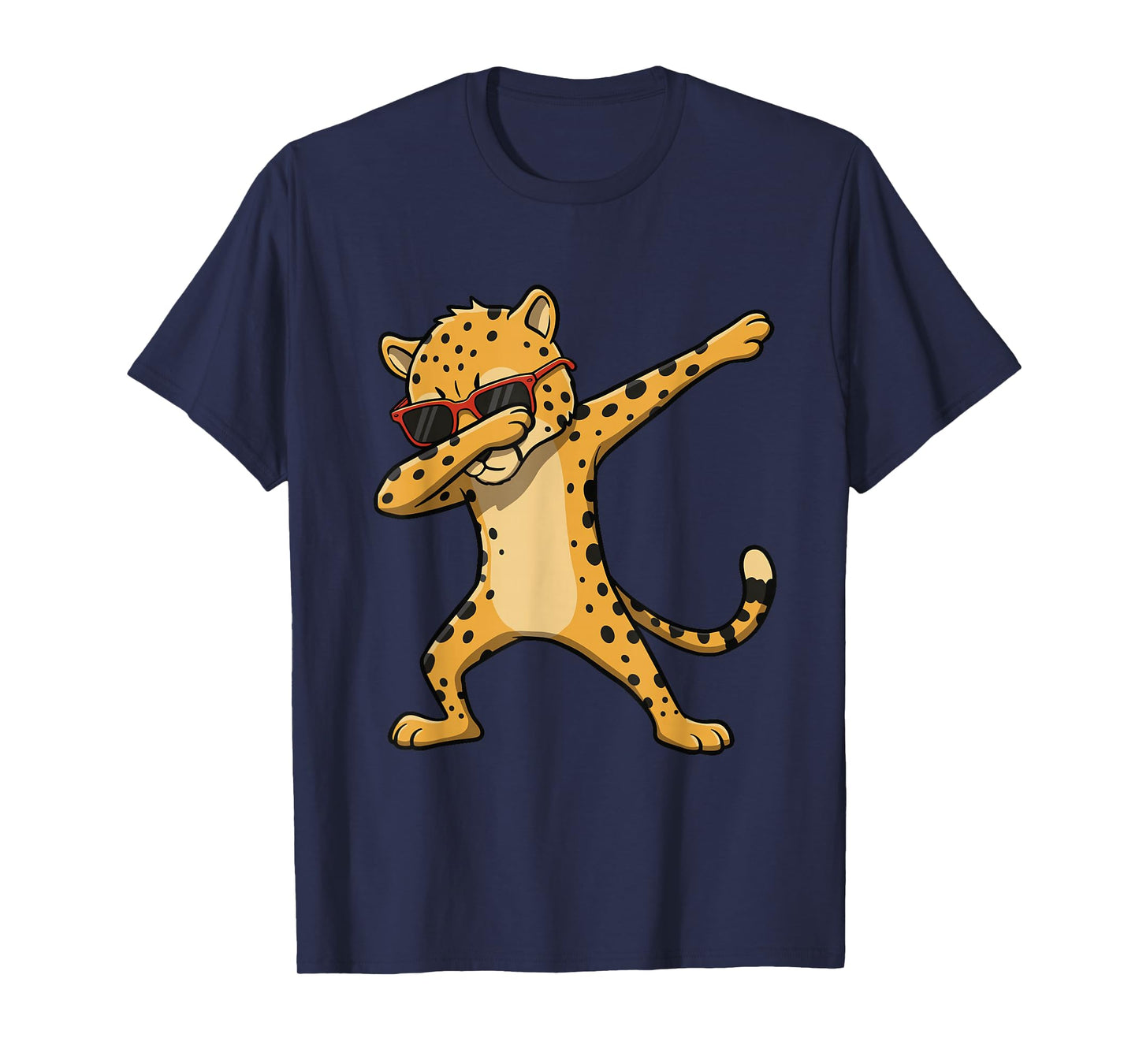 Sunglasses Cheetah Lover Cool Dabbing Cheetah Wild Animal T-Shirt