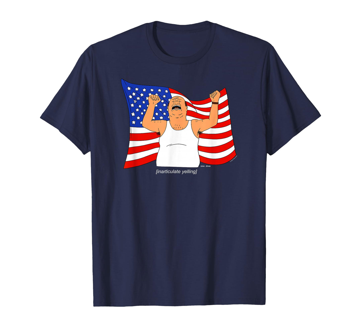 King of The Hill Bill Dauterive Inarticulate Yelling Cartoon T-Shirt