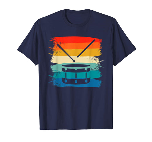 Retro Vintage Classic Snare Drum Instrument Drummer T-Shirt