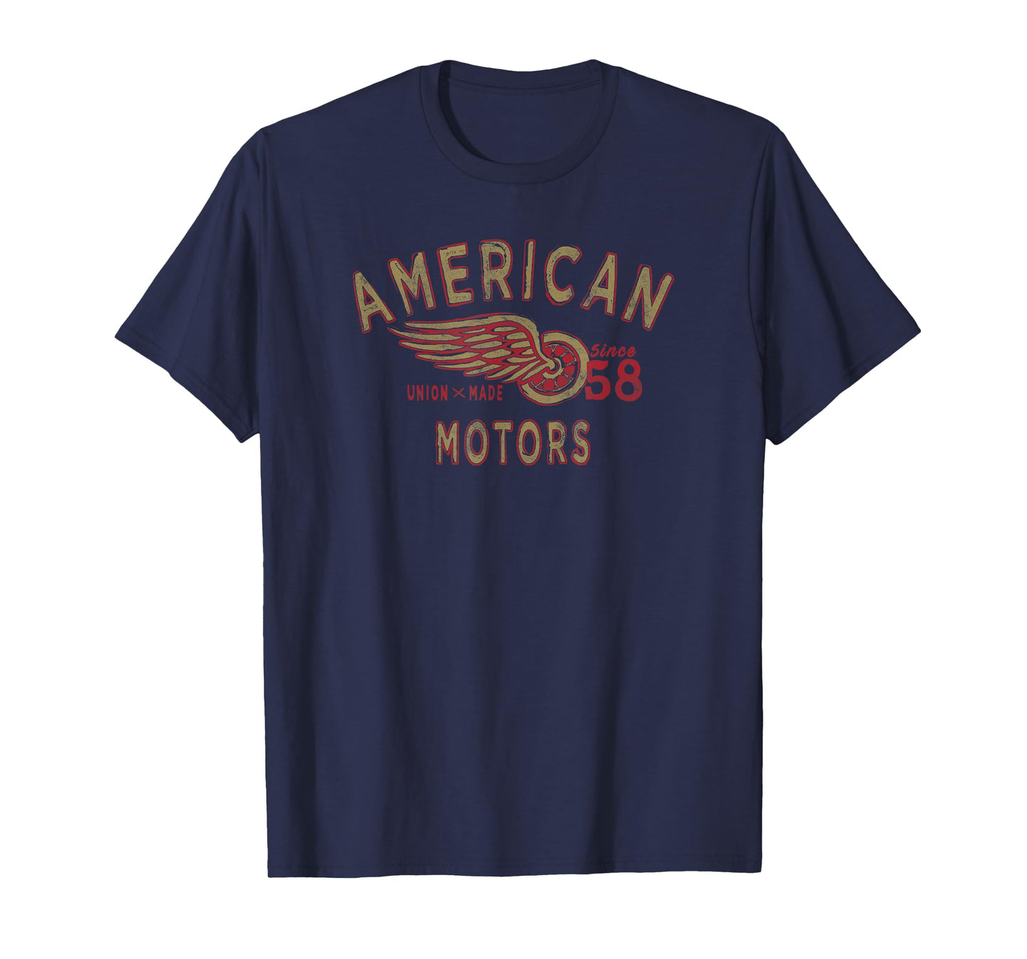 American Motors Union Made Since 58 Winged Wheel Logo T-Shirt