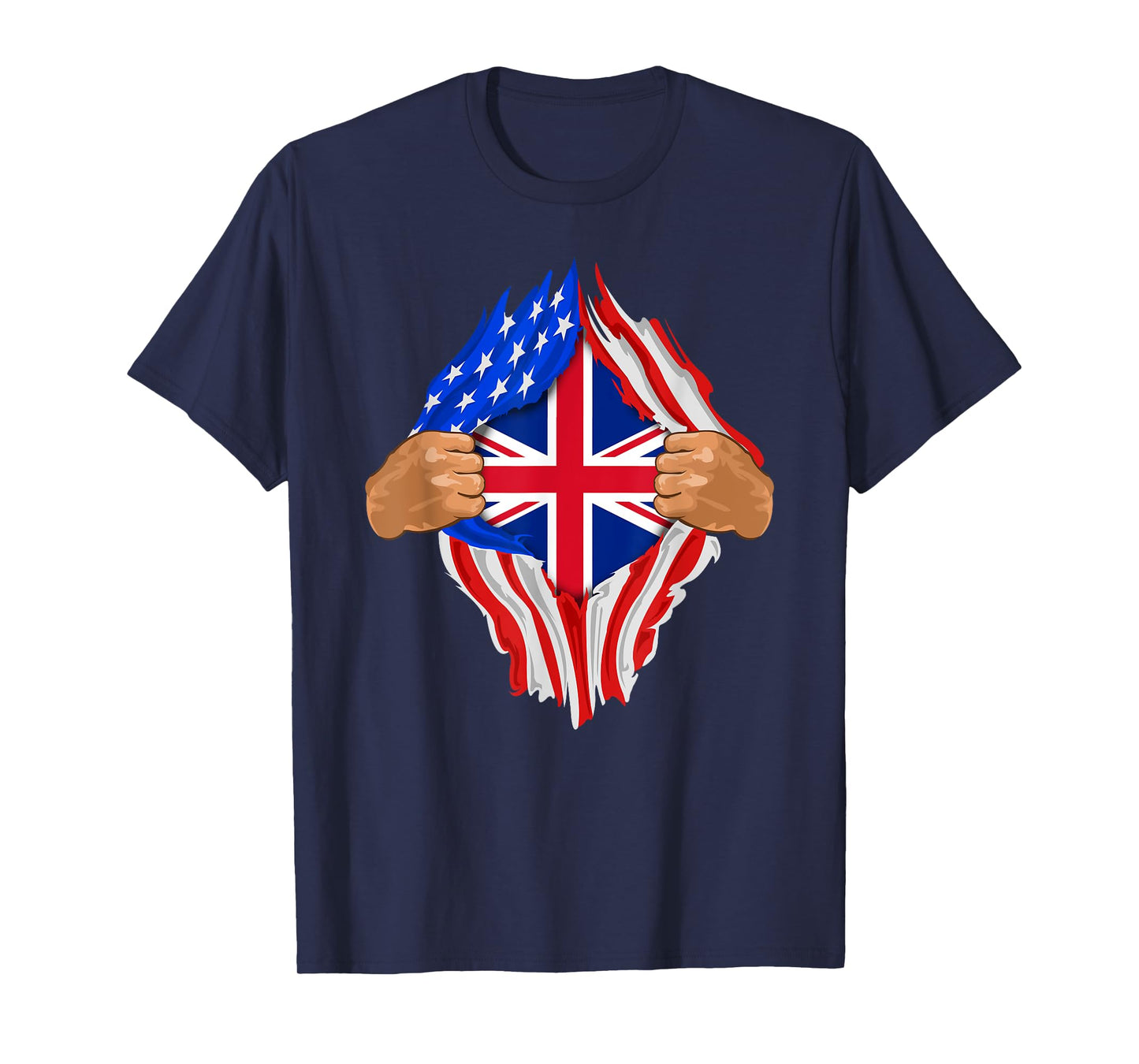 British Blood Inside Me | United Kingdom UK Flag Gift T-Shirt