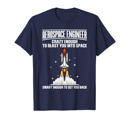 Cool Aerospace Engineer Art For Men Women Aeronautical Space T-Shirt